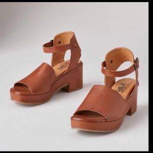 Miz Mooz Gia Ankle Strap Sandals in Brandy 40